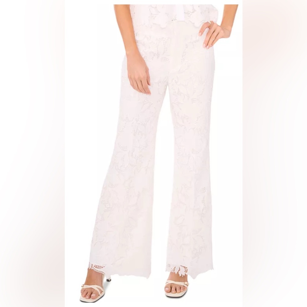 Ted Baker White Lace Trousers